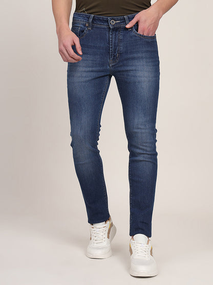 Ink Blue Washed Slim Fit Jeans | JadeBlue