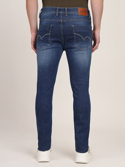 Ink Blue Washed Slim Fit Jeans | JadeBlue