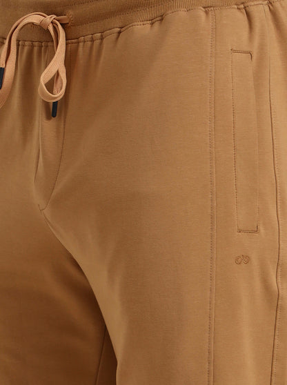Mustard Solid Slim Fit Track Pant | JadeBlue