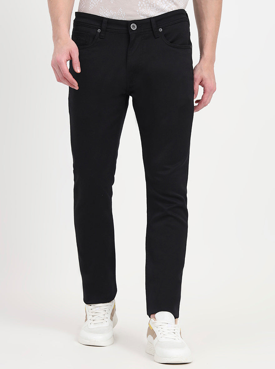 Black Washed Slim Fit Jeans | JadeBlue