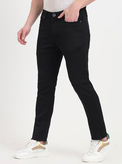Black Washed Slim Fit Jeans | JadeBlue