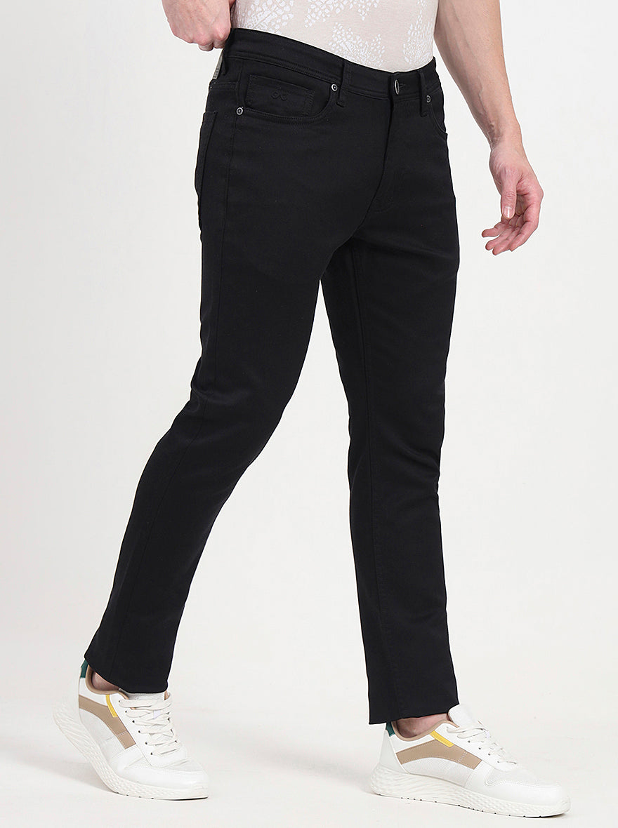 Black Washed Slim Fit Jeans | JadeBlue