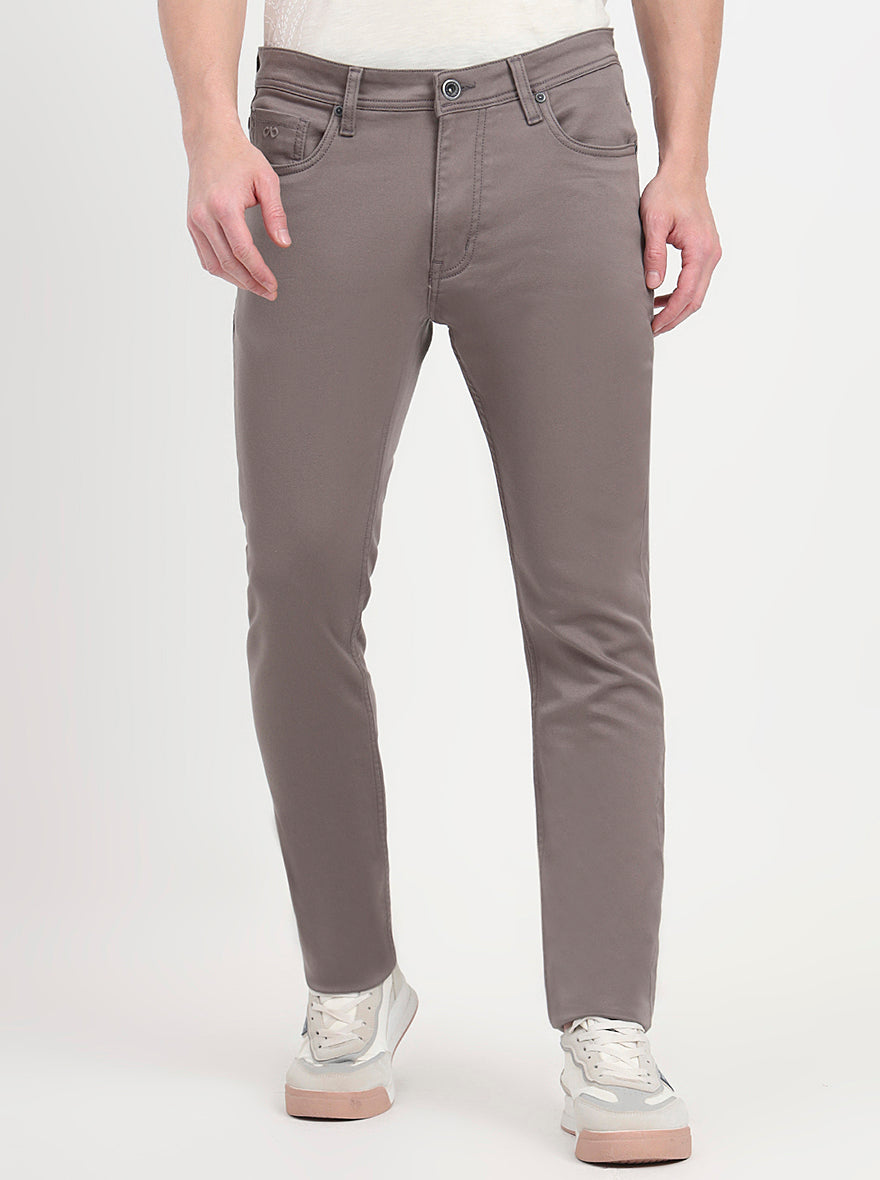 Grey Washed Slim Fit Jeans | JadeBlue