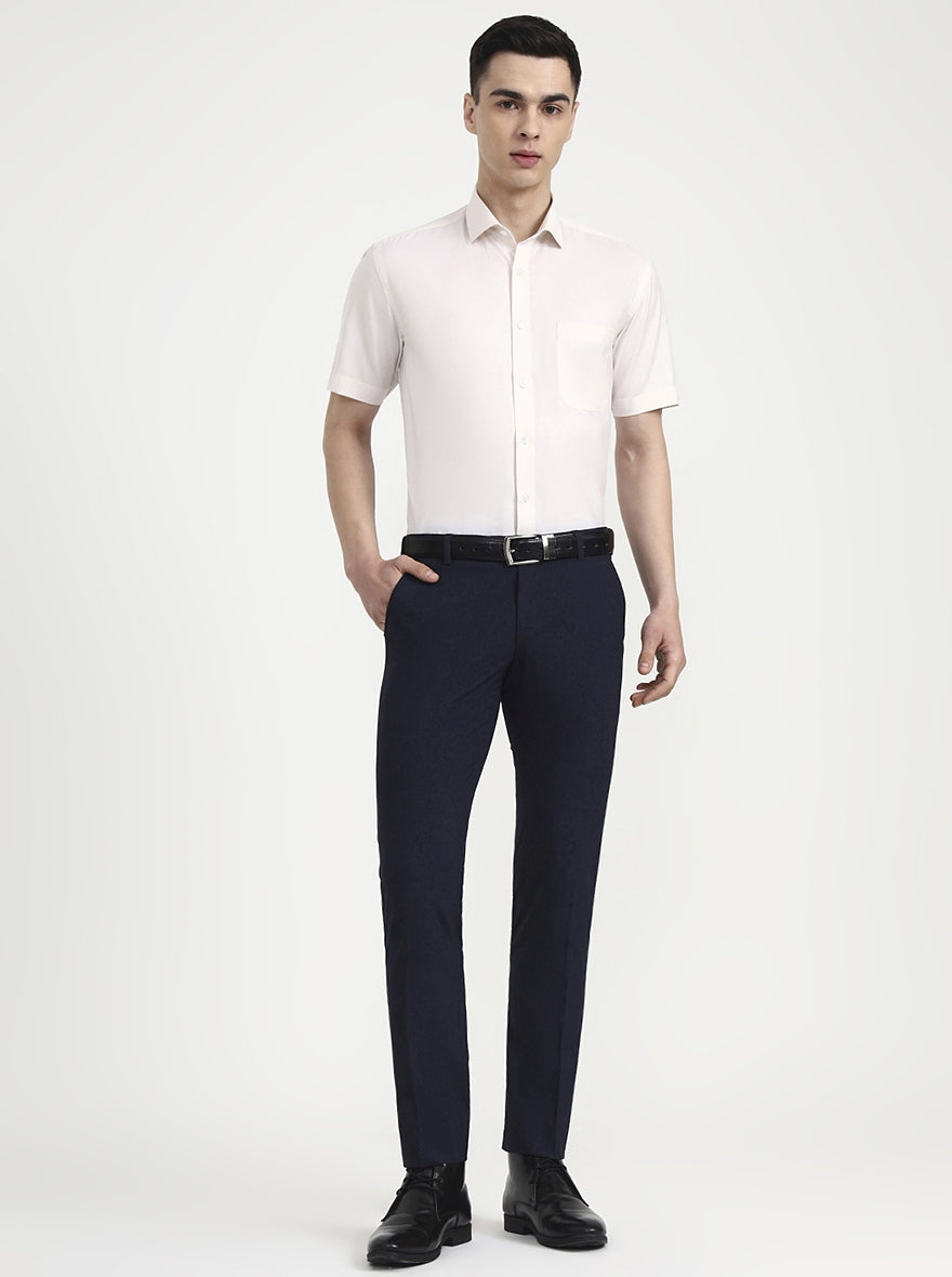 Light Fawn Solid Regular Fit Formal Shirt | Greenfibre