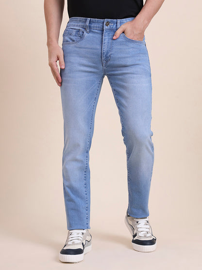 River Blue Washed Slim Fit Jeans | JadeBlue