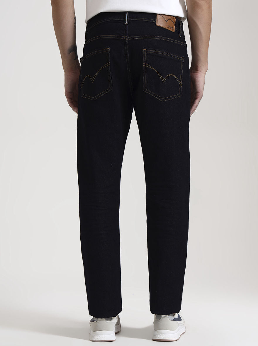 Raw Blue Washed Straight Fit Jeans | JadeBlue