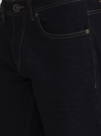 Raw Blue Washed Straight Fit Jeans | JadeBlue