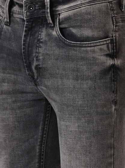 Light Grey Solid Rider Fit Jeans | JadeBlue