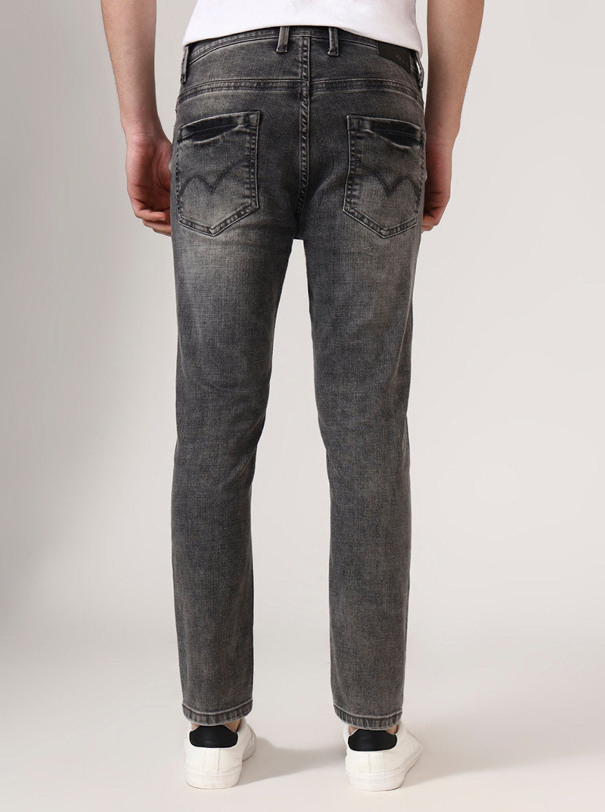 Light Grey Solid Rider Fit Jeans | JadeBlue