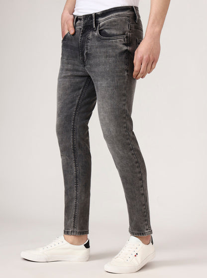 Light Grey Solid Rider Fit Jeans | JadeBlue