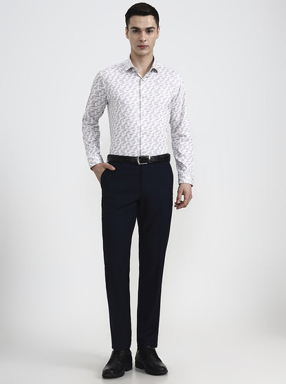 Fawn Printed Slim Fit Party Wear Shirt | Greenfibre