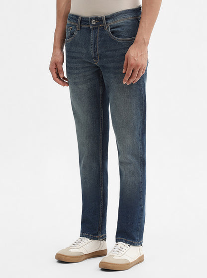 Deep Indigo Washed Straight Fit Jeans | JadeBlue