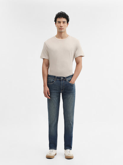 Deep Indigo Washed Straight Fit Jeans | JadeBlue