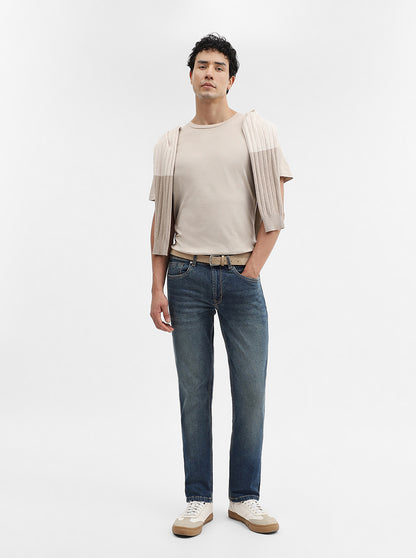 Deep Indigo Washed Straight Fit Jeans | JadeBlue