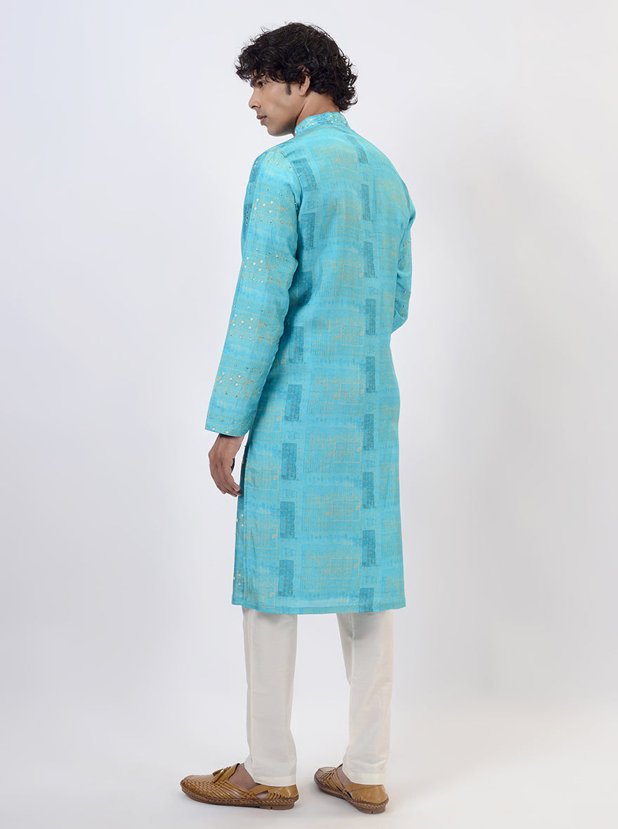 Sky Blue Kurta Pajama | TULA