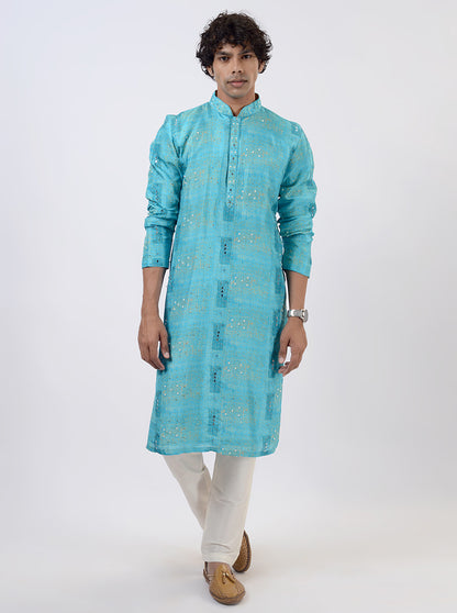 Sky Blue Kurta Pajama | TULA
