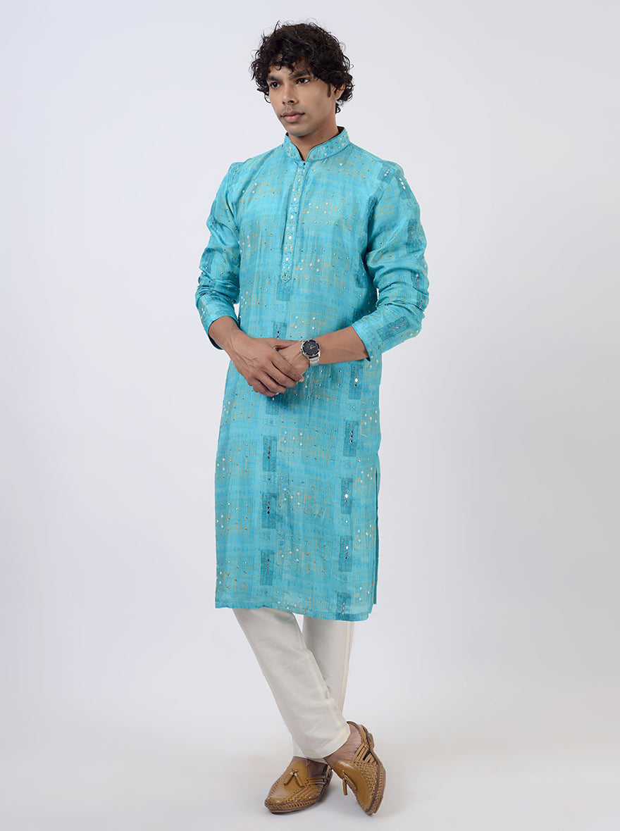 Sky Blue Kurta Pajama | TULA