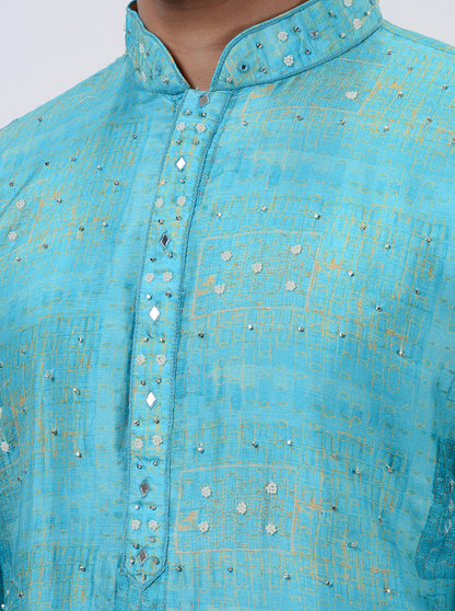 Sky Blue Kurta Pajama | TULA