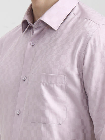 Purple Solid Regular Fit Formal Shirt | JadeBlue