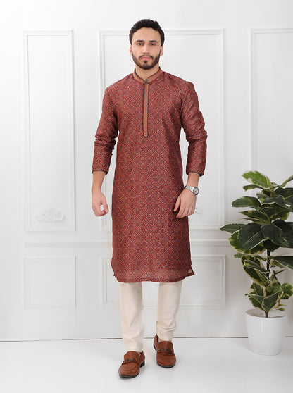 Maroon Kurta Pajama | TULA