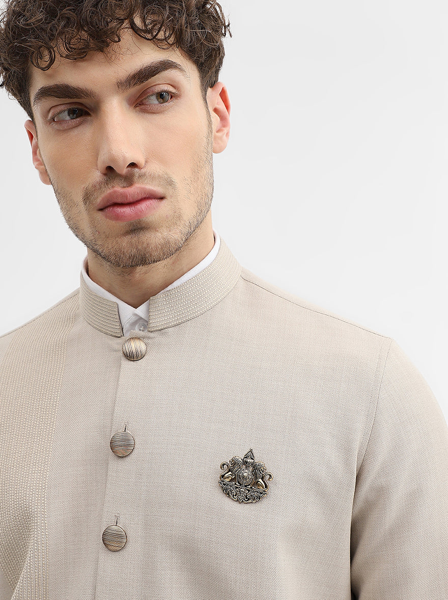 Natural Solid Slim Fit Party Wear Shirt | Wyre