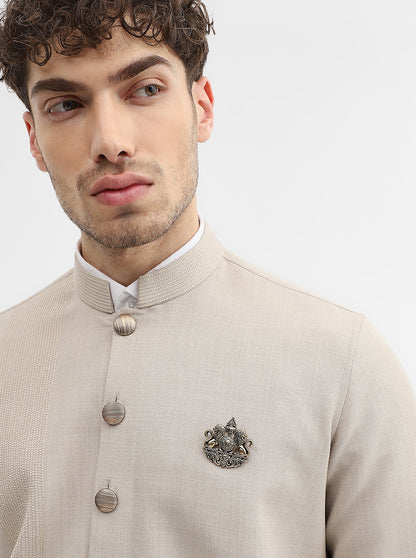 Natural Solid Slim Fit Party Wear Shirt | Wyre