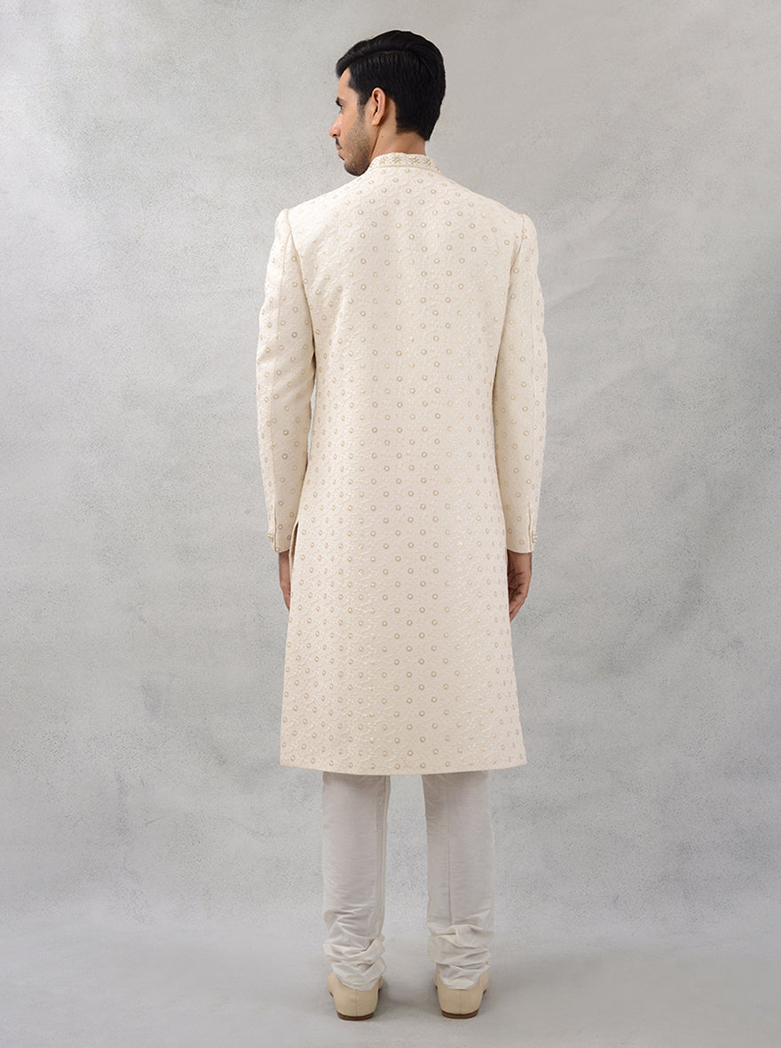 Cream Sherwani | TULA