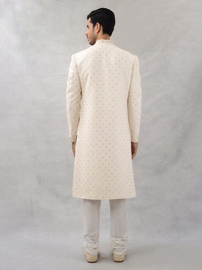 Cream Sherwani | TULA