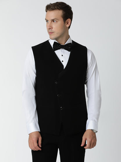 Black Embroidered Suit | JadeBlue