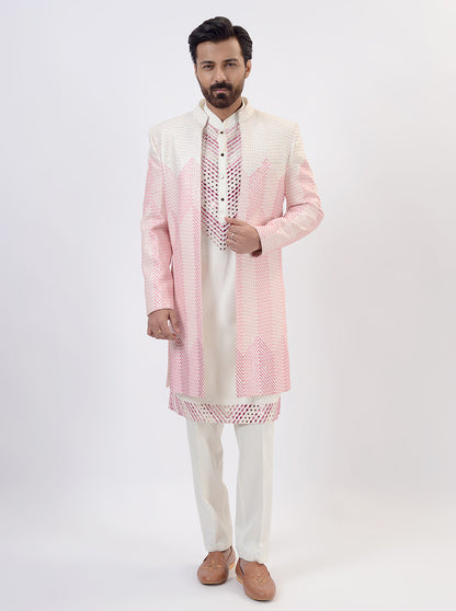 Light Pink Indowestern | Azania