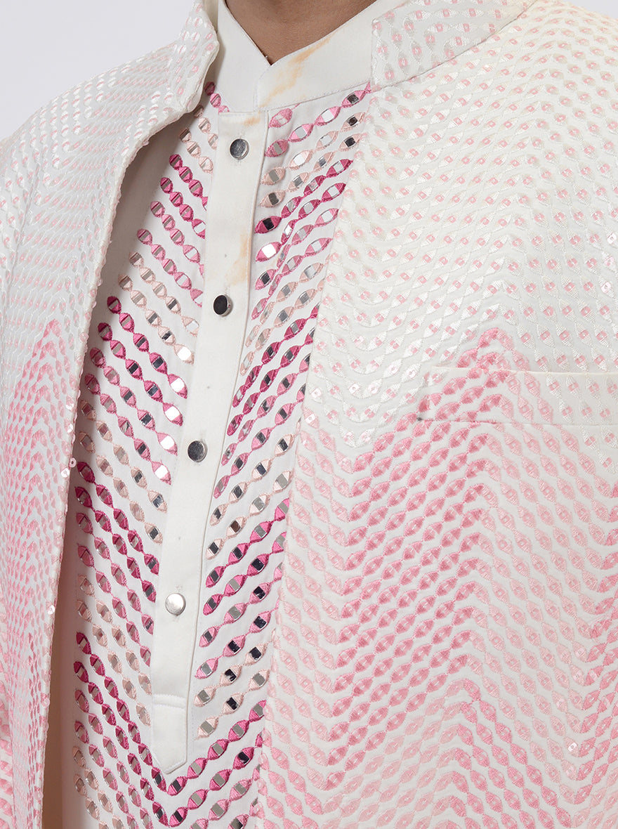 Light Pink Indowestern | Azania