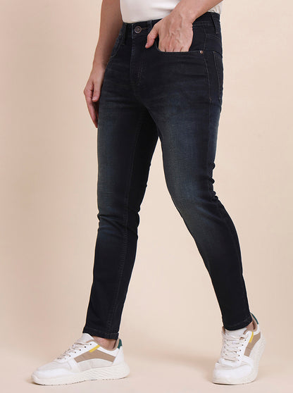 Deep Indigo Solid Rider Fit Jeans | JadeBlue