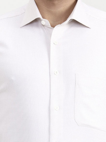 Light Fawn Solid Slim Fit Formal Shirt | JadeBlue Super Luxe