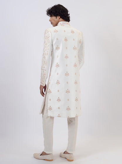 Cream Sherwani | TULA