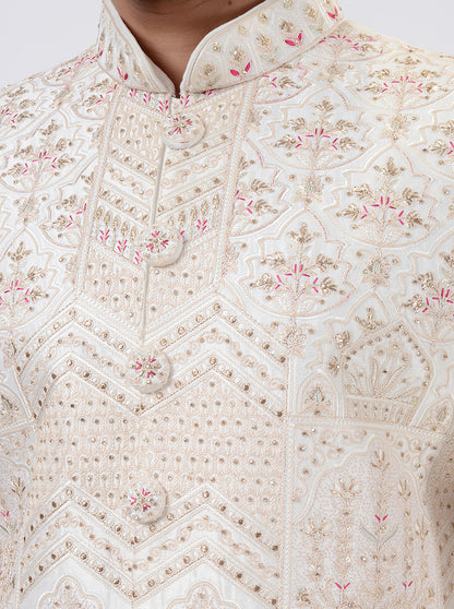 Cream Sherwani | TULA
