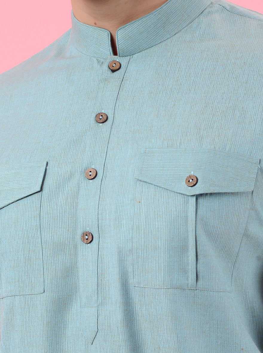 Sea Green Kurta Pajama | Azania