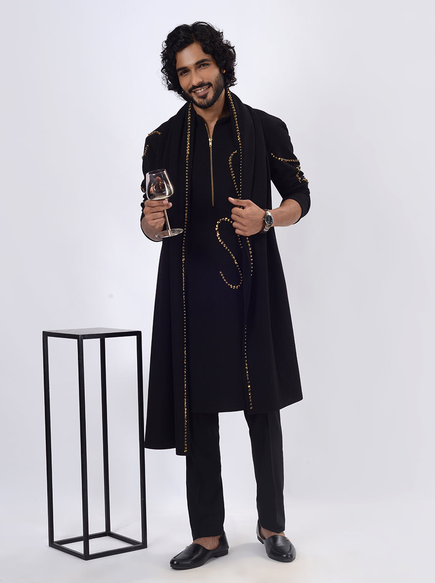 Black Kurta Pajama | TULA
