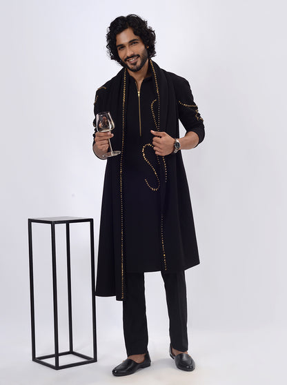 Black Kurta Pajama | TULA