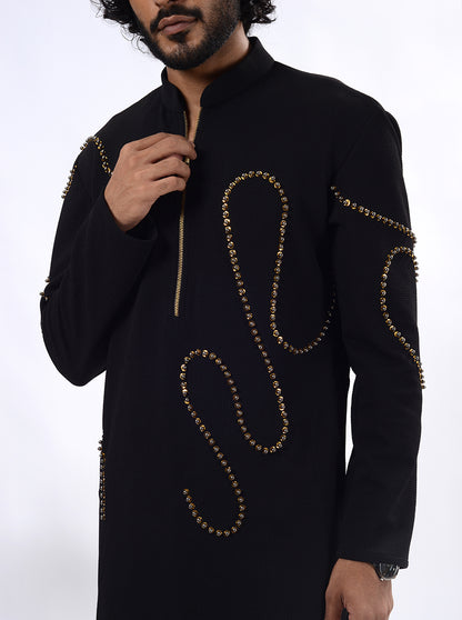 Black Kurta Pajama | TULA