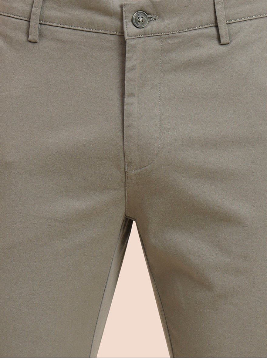 Pista Solid Super Slim Fit Casual Trouser | Greenfibre