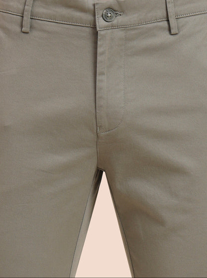 Pista Solid Super Slim Fit Casual Trouser | Greenfibre