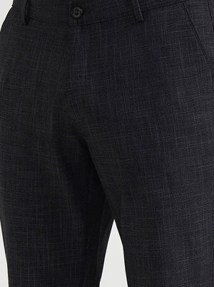 Grey Printed Slim Fit Club Wear Trouser | Wyre