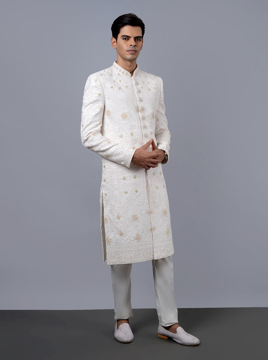 Off White Sherwani | TULA