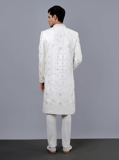 Off White Sherwani | TULA