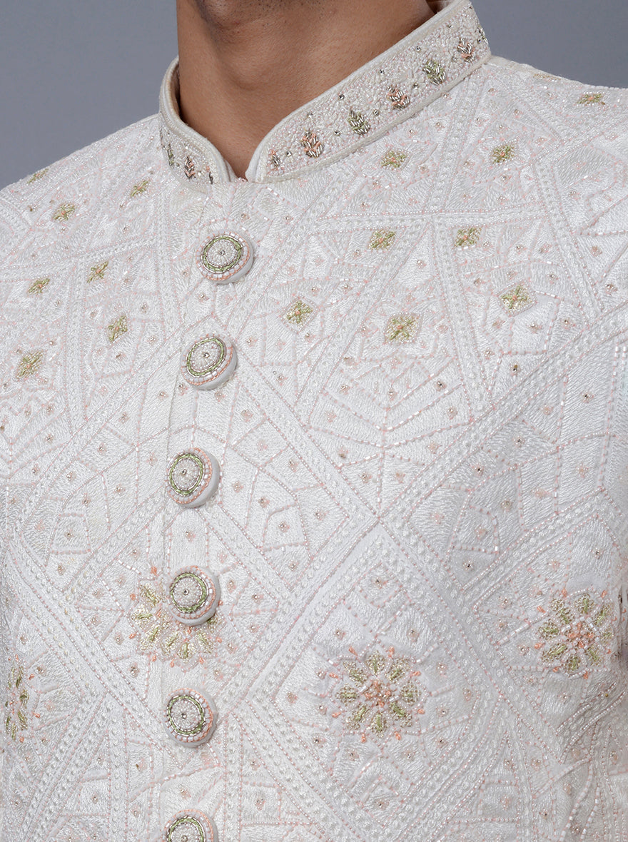 Off White Sherwani | TULA