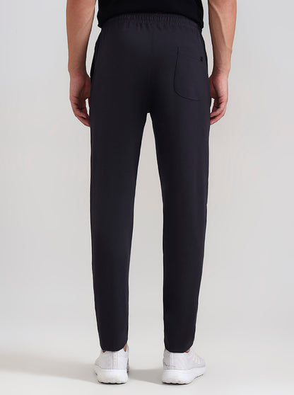 Dark Grey Solid Slim Fit Track Pant | JadeBlue