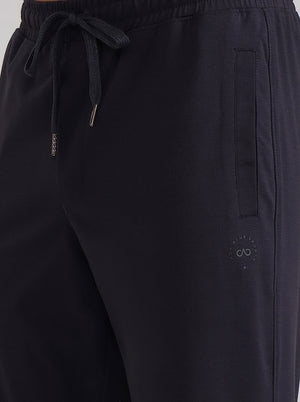 Dark Grey Solid Slim Fit Track Pant | JadeBlue