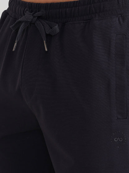 Dark Grey Solid Slim Fit Shorts | JadeBlue