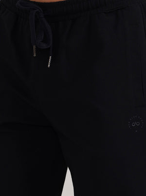 Black Solid Slim Fit Shorts | JadeBlue