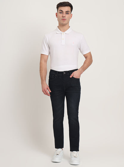 Indigo Blue Washed Slim Fit Jeans | JadeBlue